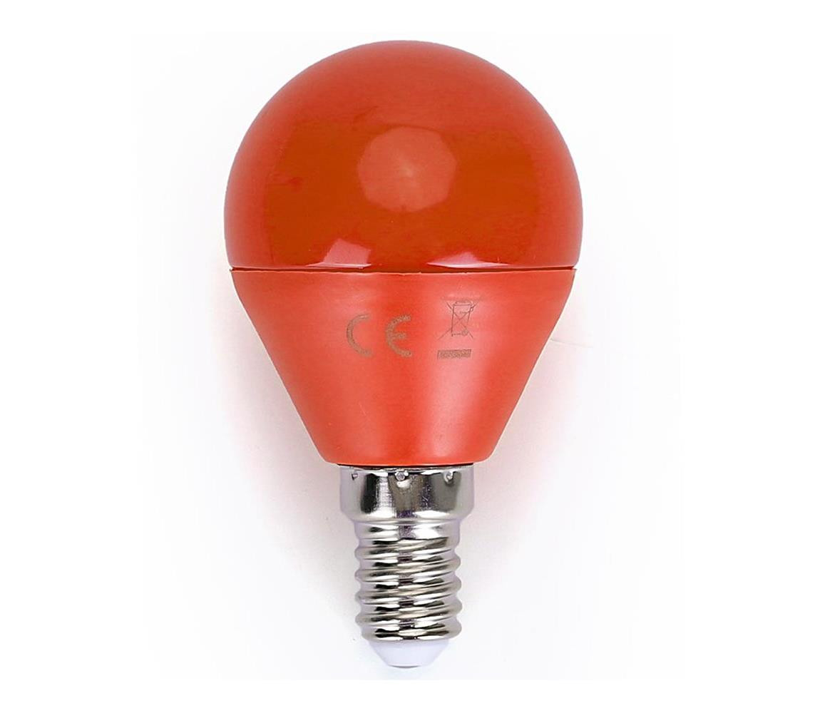 B.V. LED Žárovka G45 E14/4W/230V oranžová -
