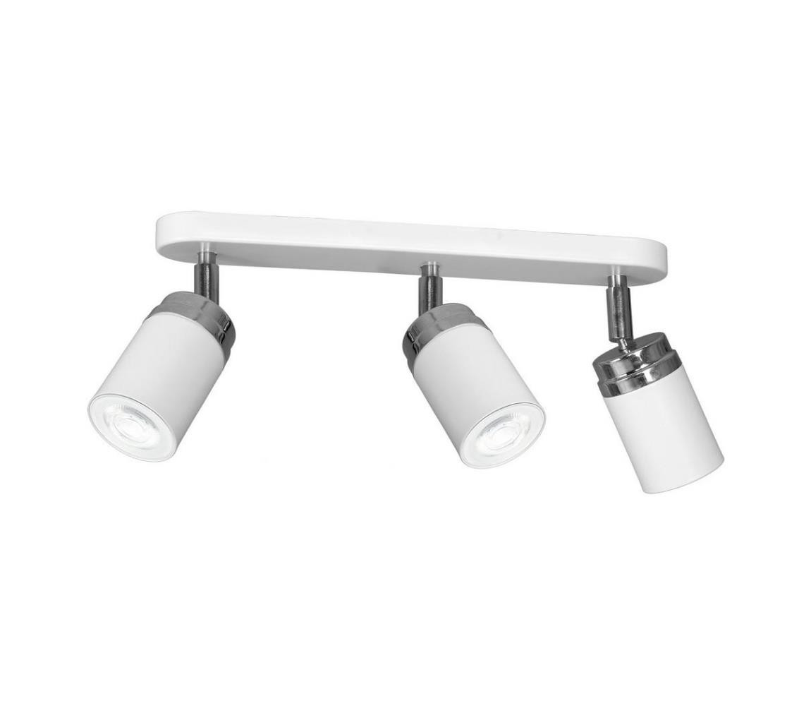 Bodové svítidlo RENO 3xGU10/8W/230V bílá/chrom