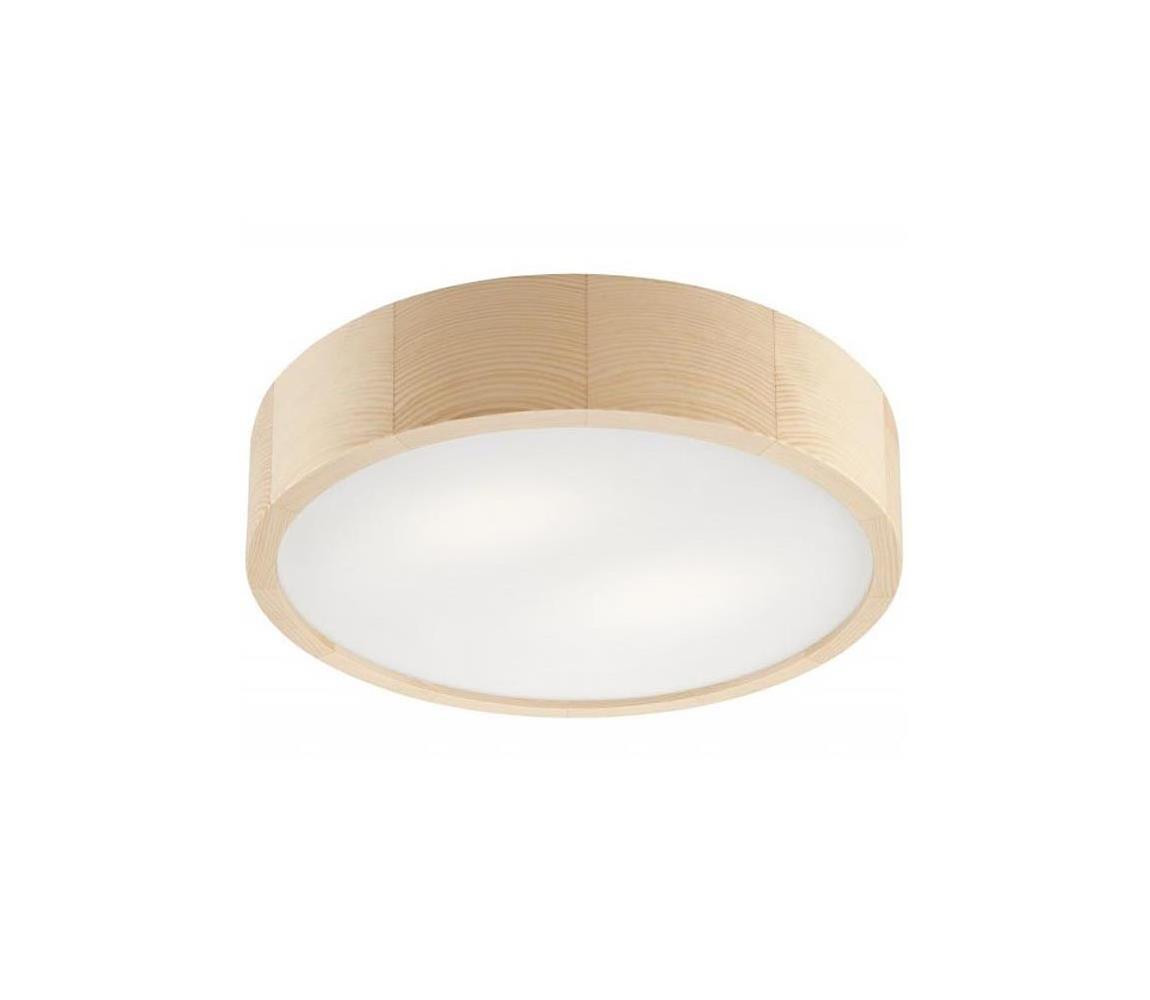 Stropní svítidlo NATURAL 2xE27/60W/230V ø 37 cm borovice - FSC certifikováno