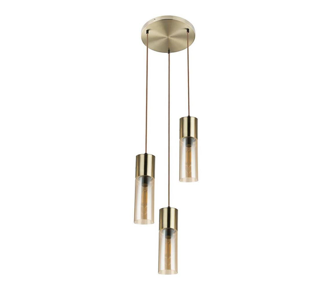 Globo Globo 21000-3HM - Lustr na lanku ANNIKA 3xE27/25W/230V pr. 30 cm mosaz