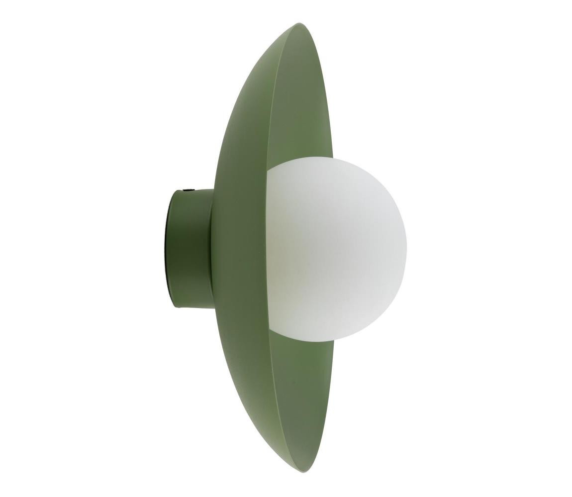 Nástěnné svítidlo SLATE 1xG9/8W/230V pr. 28 cm zelená