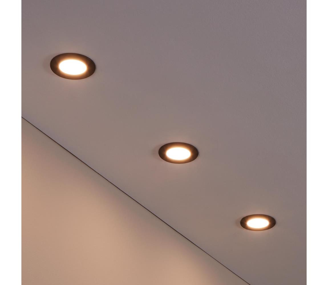 Eglo Eglo 31743- SADA 3xLED Stmívatelné svítidlo FUEVA-Z  1xLED/2,8W/230V IP44 černá