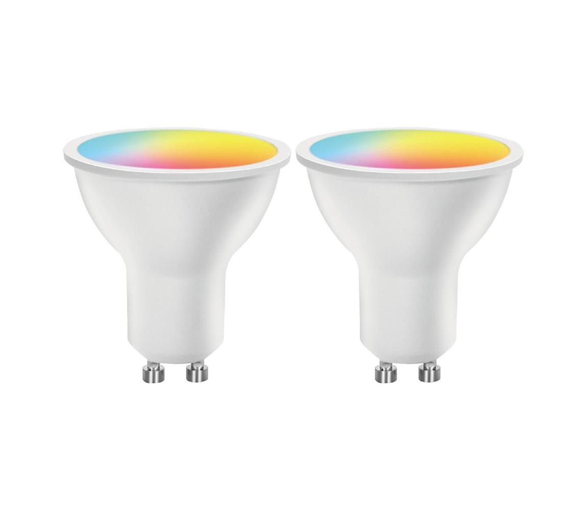 B.V. SADA 2x LED RGBW Stmív. žárovka MESH Smart GU10/6,5W/230V 2700-6500K -