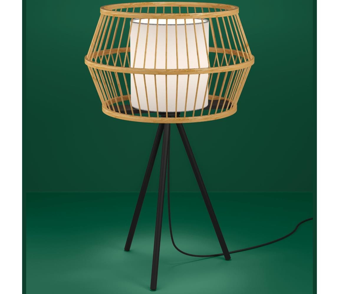 Eglo Eglo 390235 - Stolní lampa MONTERROSO 1xE27/40W/230V hnědá