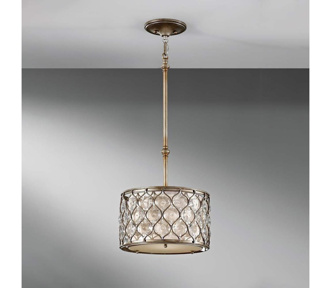 Elstead Feiss FE-LUCIA-P-C - Lustr na tyči LUCIA 1xE27/60W/230V