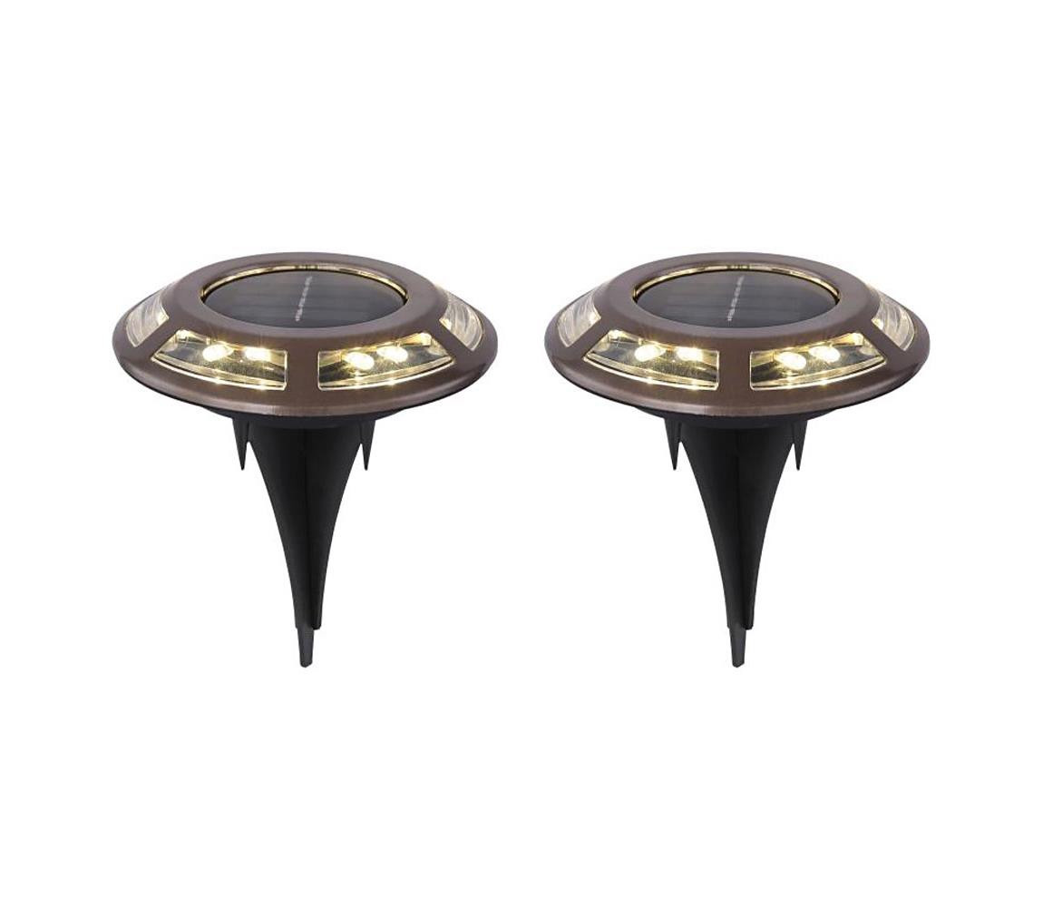 Globo Globo 36415-2 - SADA 2x LED Solární svítidlo SOLAR LED/0,72W/3V 3200K IP44