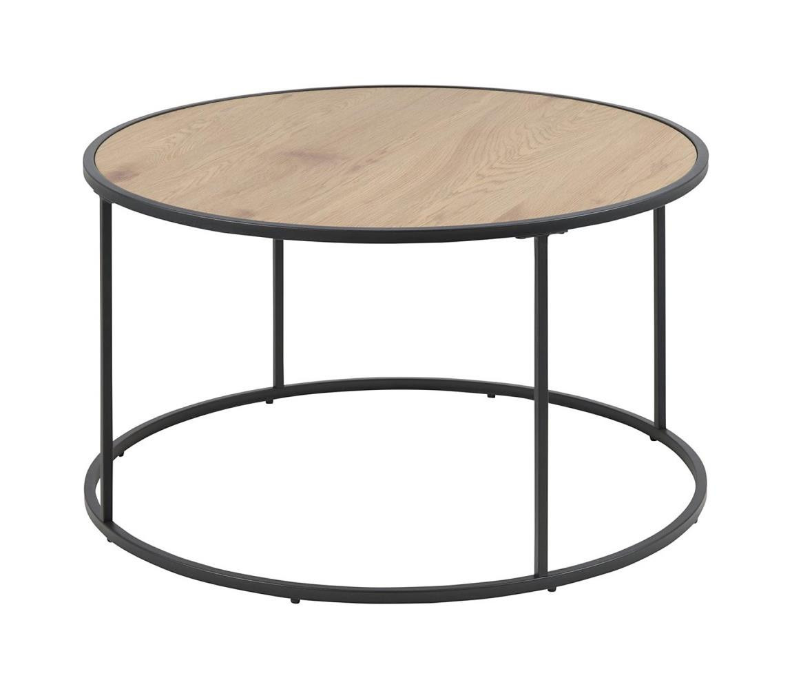 Actona Konferenční stolek SARON dub/černá