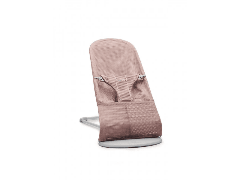 Baby Björn Lehátko BLISS Dusty pink Mesh světlá konstrukce