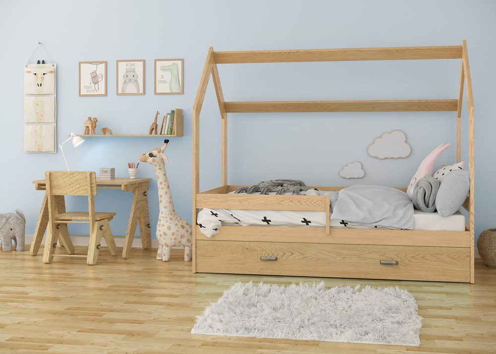 Magnat Dětská postel s šuplíkem Spiky 80x160 cm + rošt ZDARMA