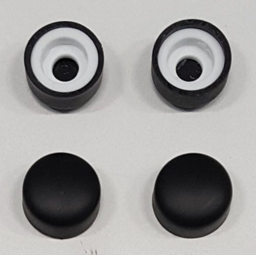 Gelco CURE BLACK set (4 ks) krytek šroubů, černá mat