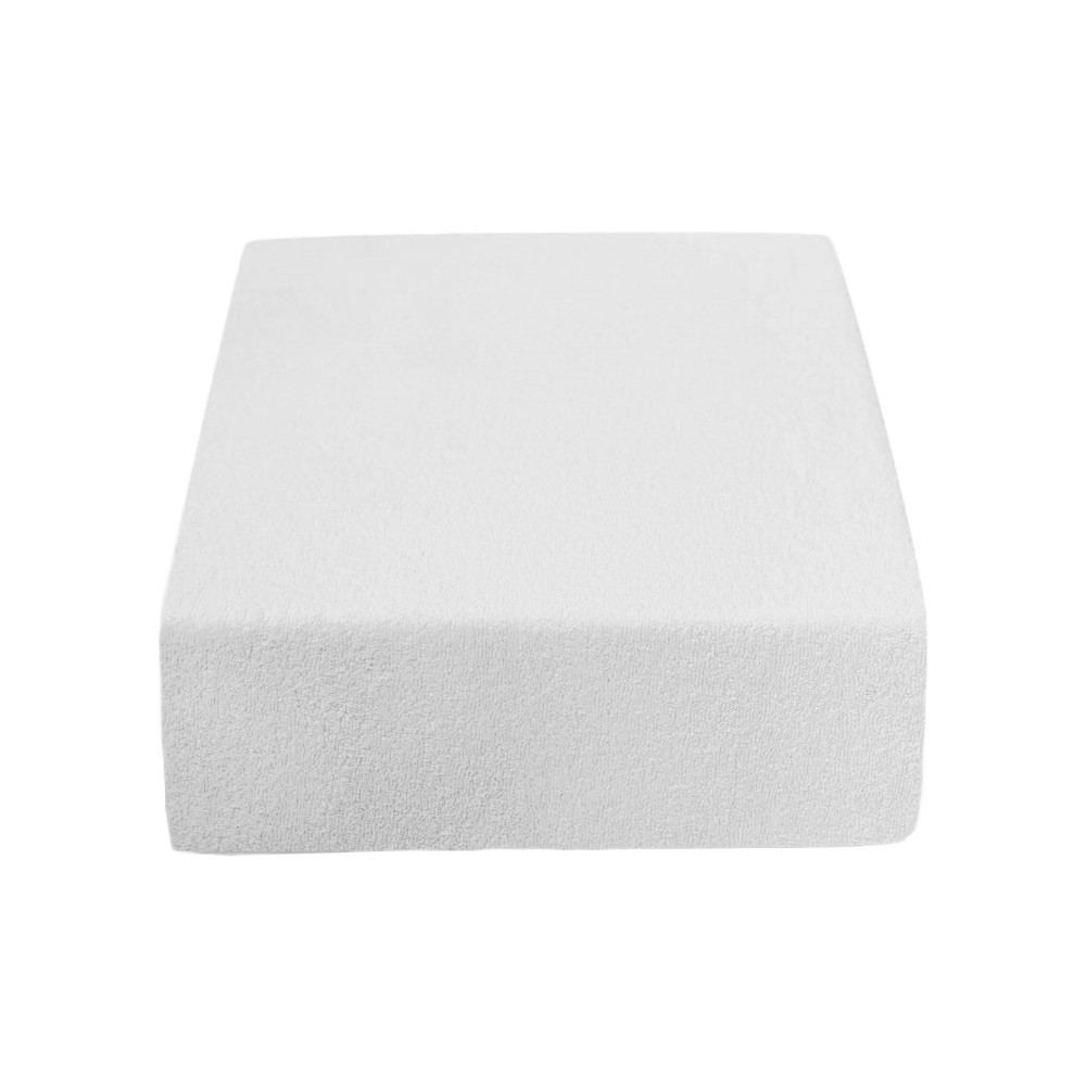 Luc Prostěradlo Froté Classic s gumkou – bílé 180 x 80 cm