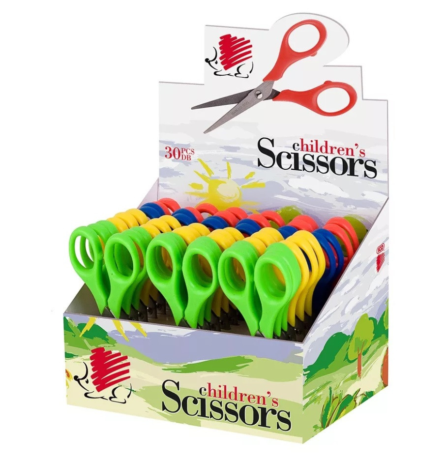 ICO ICO, Ježek, dětské nůžky, 13,5 cm, mix barev, 1 ks Barva: Žlutá