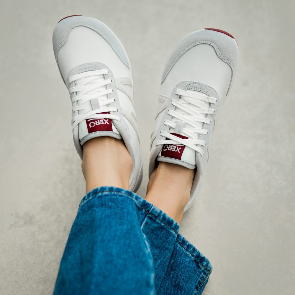 Xero Shoes WYNN Tan/Pink Sand/Red Dámské barefoot tenisky - 36