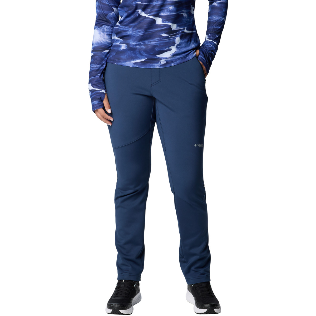 Columbia  Vest Canyon High-Rise Softshell Pant  Modrá