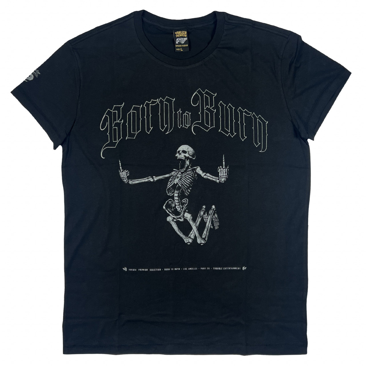 Triko Yakuza Premium Skull Finger - černé, L