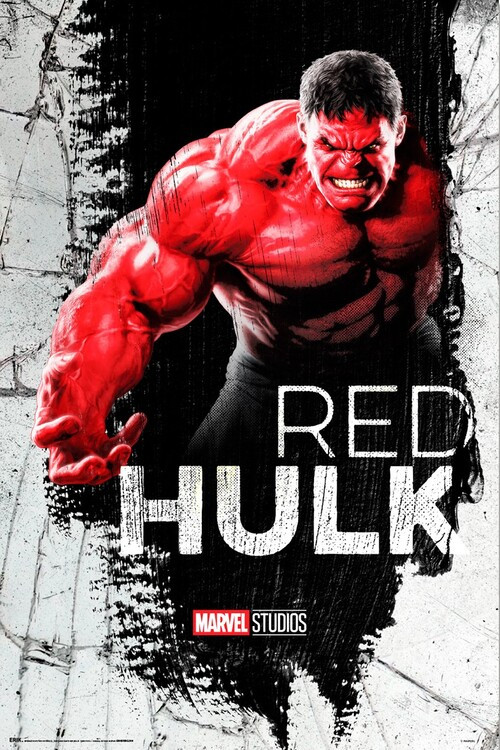 GRUPO ERIK Plakát, Obraz - Captain America: Brave New World - Red Hulk, 61 × 91.5 cm