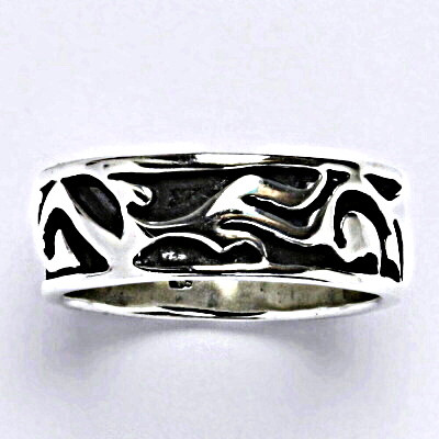 Stříbrný prsten s patinou, prsten ze stříbra,váha 7,81 g