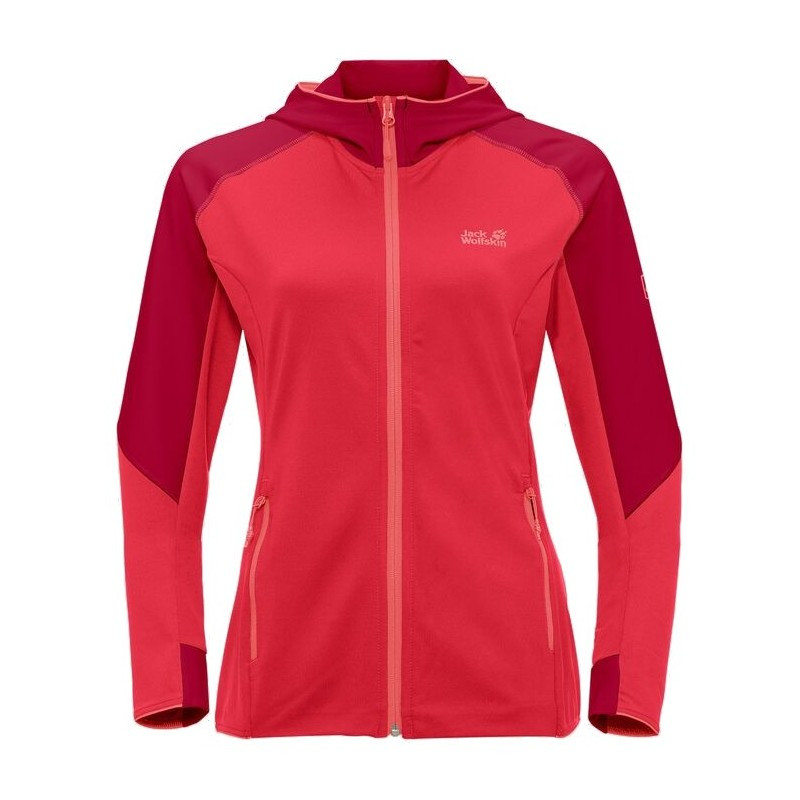 Jack Wolfskin Dámská bunda Jack Wolfskin Hydro III Tulip red