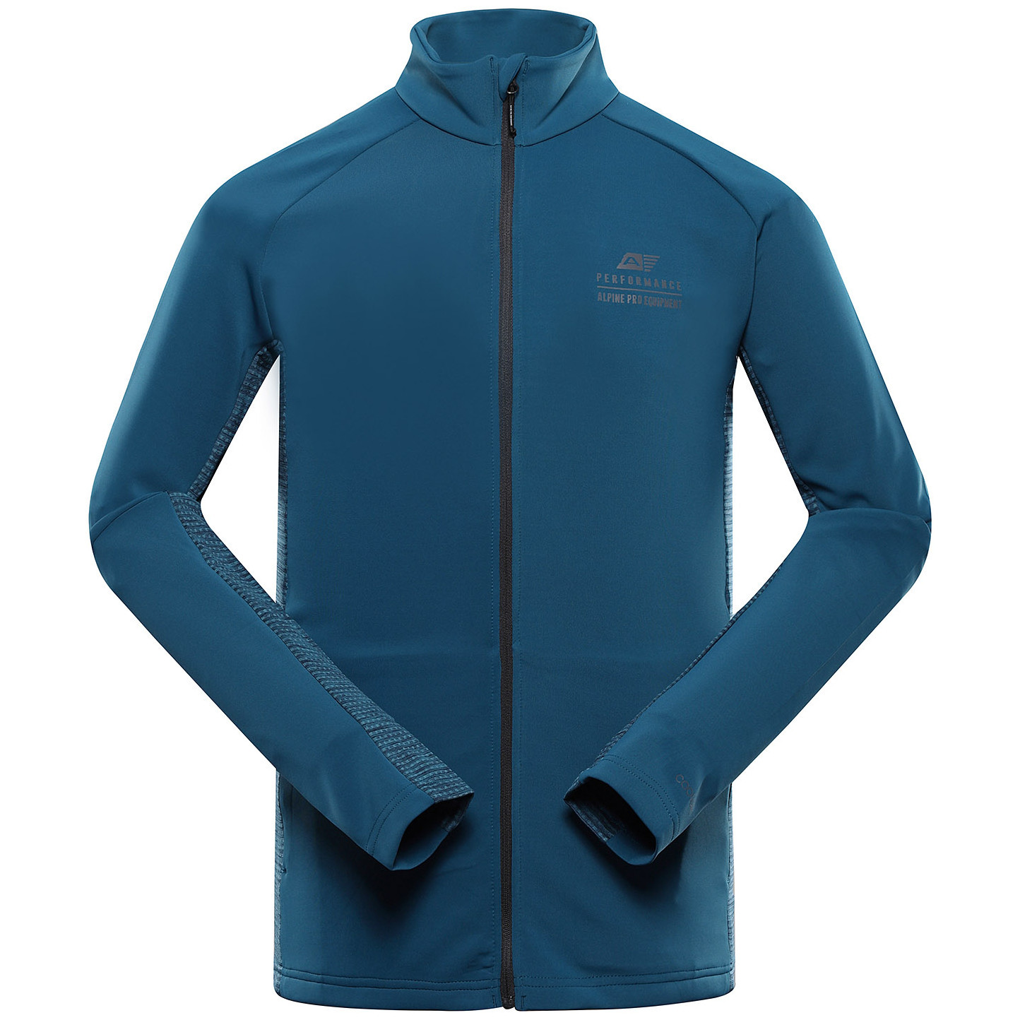 Pánská funkční mikina Alpine Pro Goll Velikost: L / Barva: tyrkysová