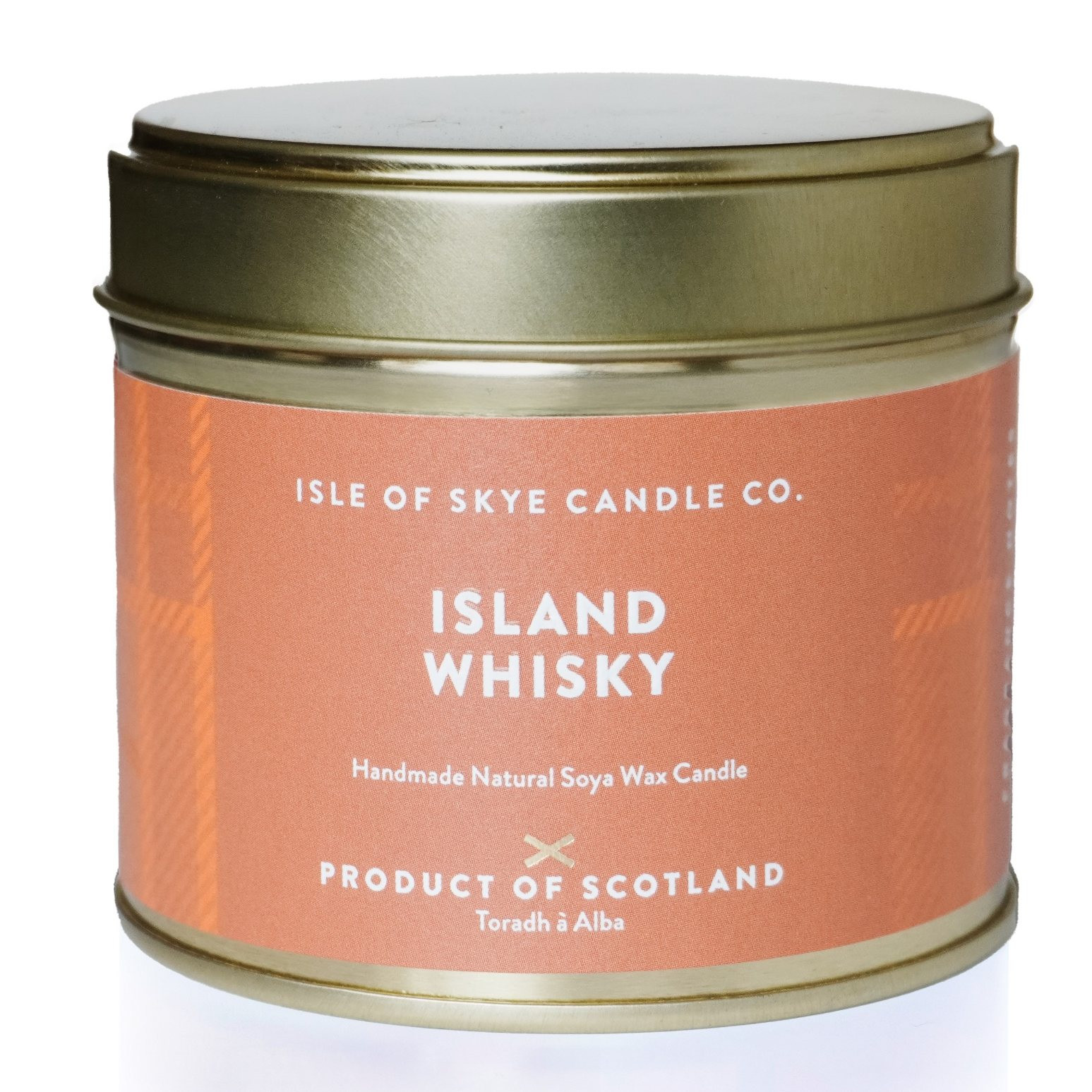 Vonná svíčka ISLAND WHISKEY, doba hoření 45 hodin, cestovní balení, Isle of Skye Candle Company