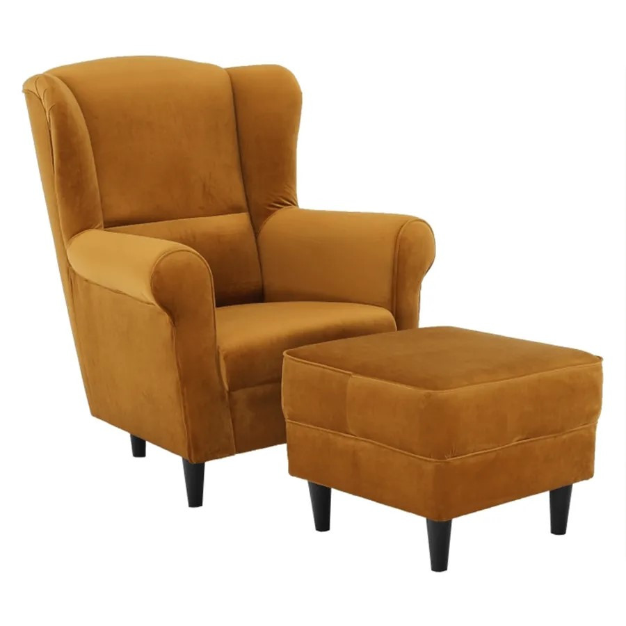 Křeslo s taburetem ASTRID Tempo Kondela