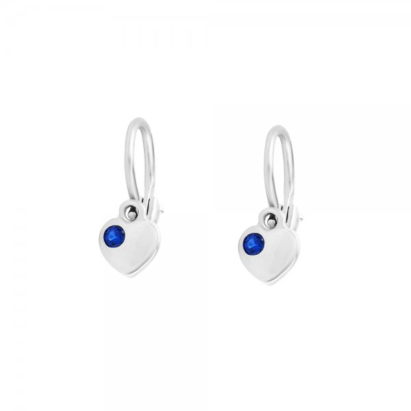 Náušnice dětské s kamenem 333-087-001629 1.25g