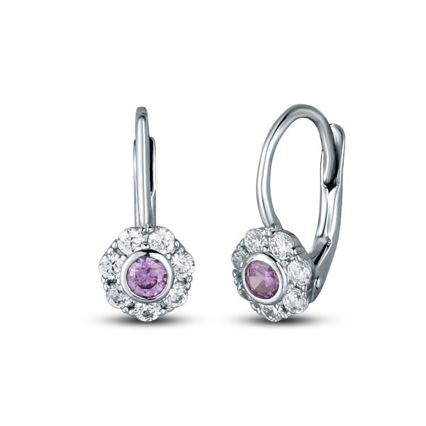 Náušnice se syntetickými kameny 336-277-002316 1.50g