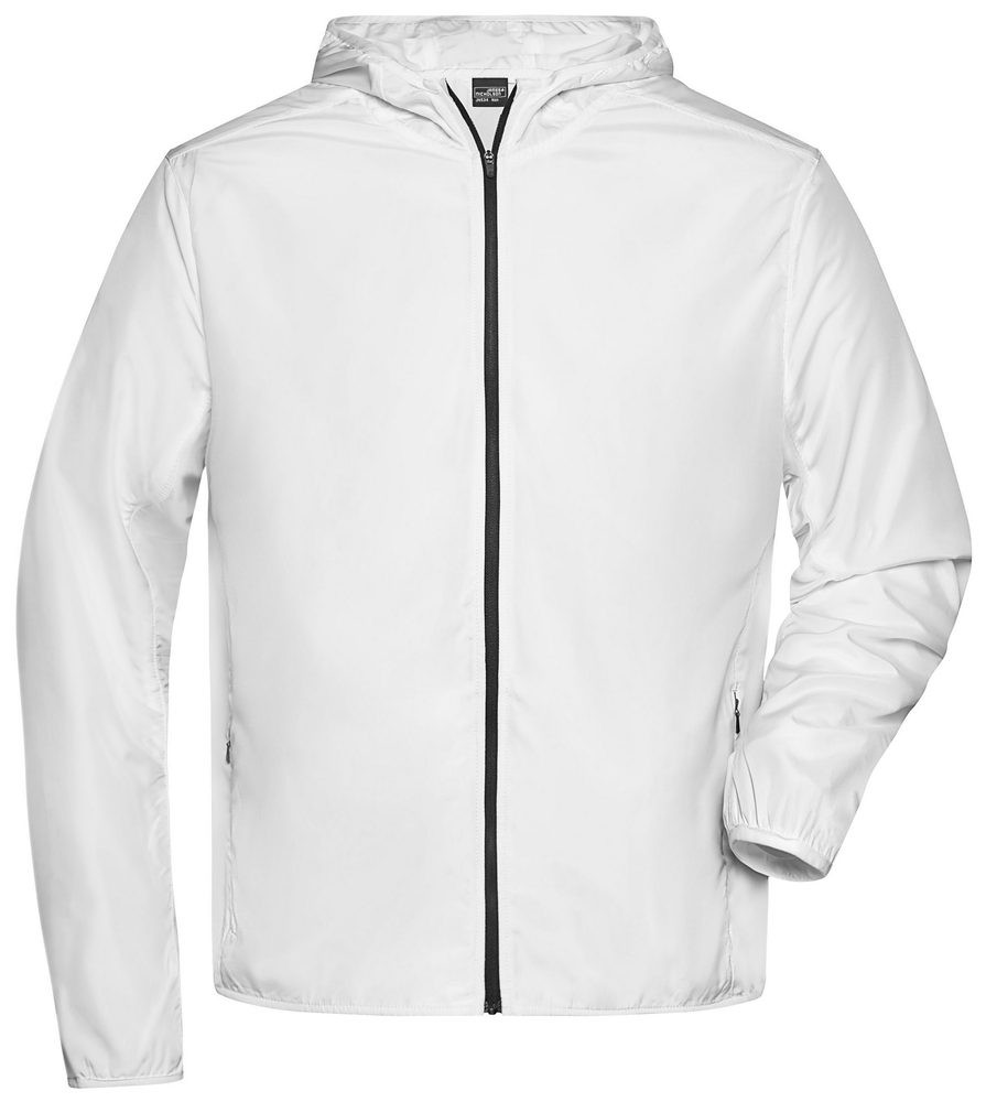 James & Nicholson (Daiber) Lehká pánská sportovní bunda JN534 - Bílá | L