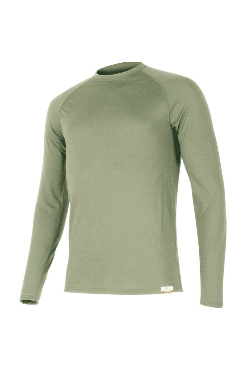 Lasting pánské merino triko ATAR 6666 zelené Velikost: XXL