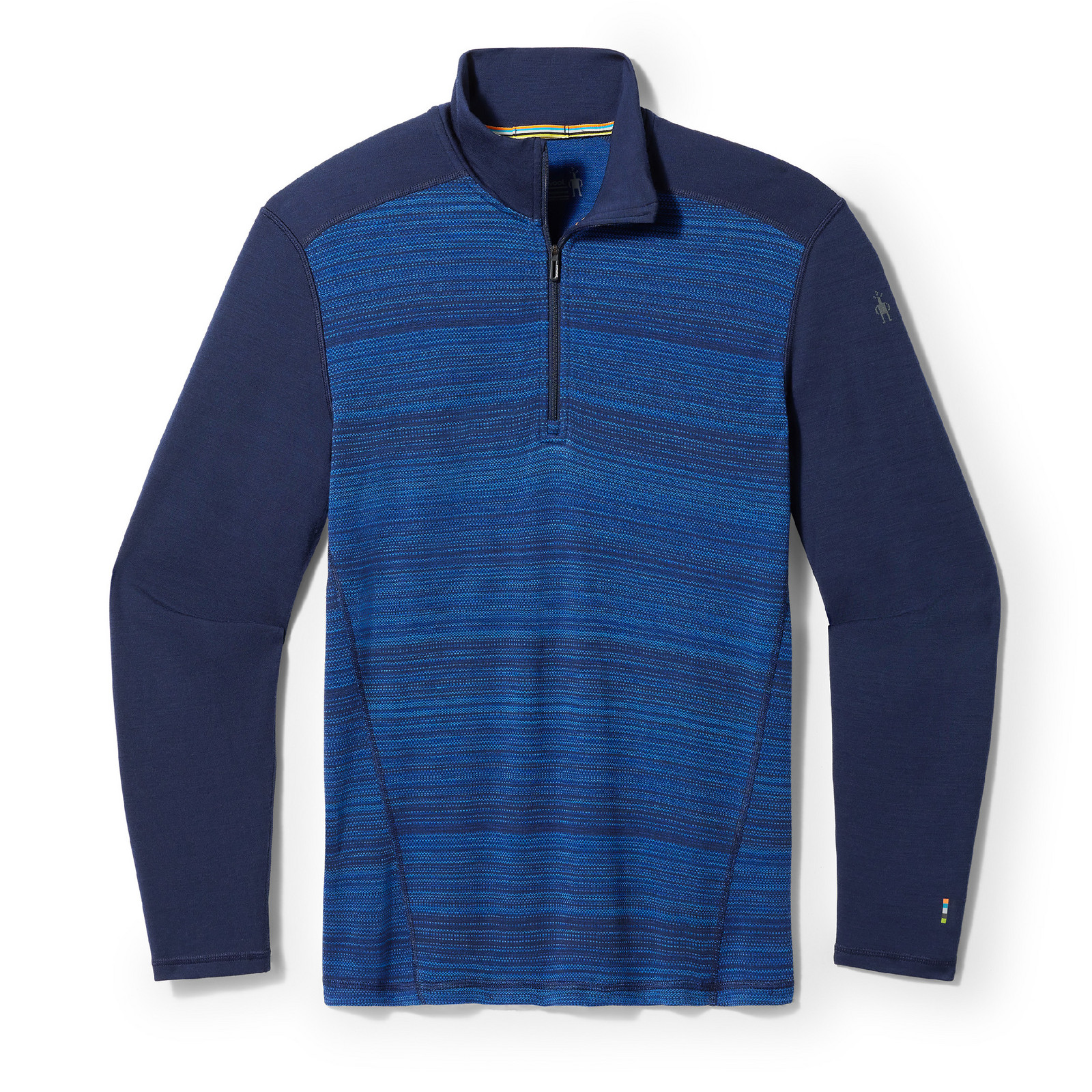 Smartwool CLASSIC THERMAL MERINO BL 1/4 ZIP B deep navy color shift Velikost: L 196572853912