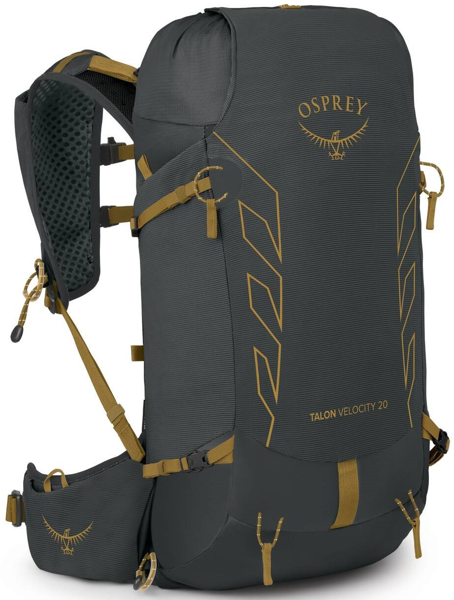 Osprey TALON VELOCITY 20 dark charcoal/tumbleweed yellow Velikost: S/M 843820179217