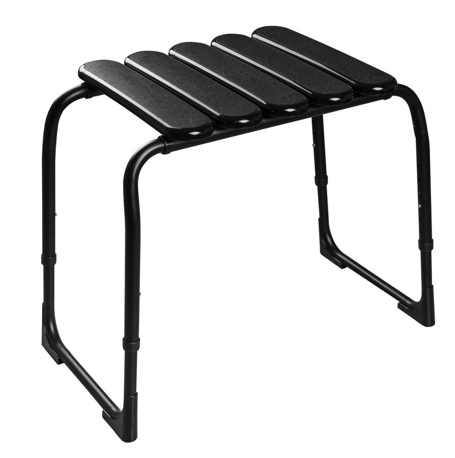 RIDDER HANDICAP koupelnová stolička, výškově nastavitelná, černá A172110