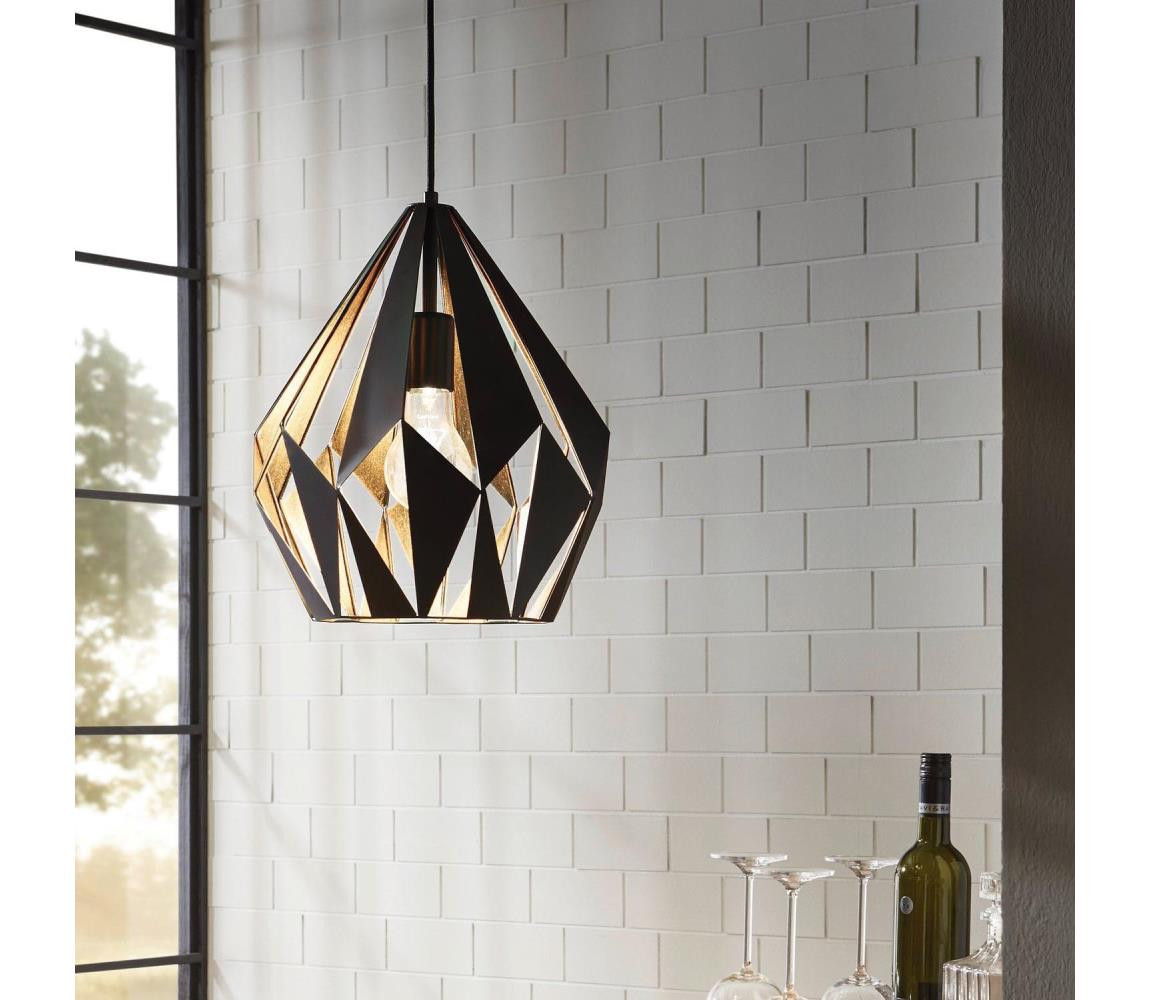 Eglo Eglo 49931 - Závěsné svítidlo CARLTON 1 1xE27/60W/230V