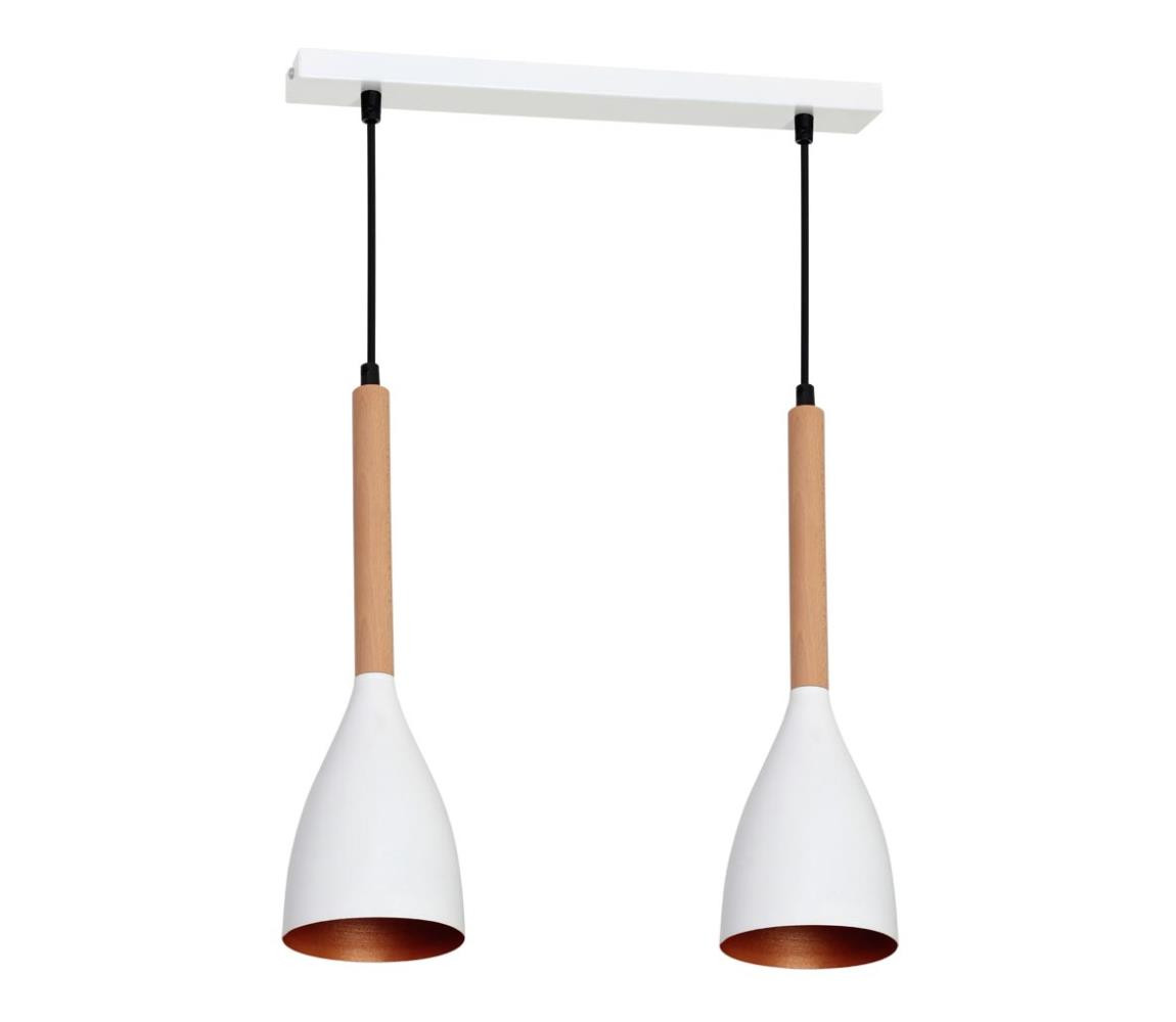 Lustr na lanku MUZA 2xE27/60W/230V