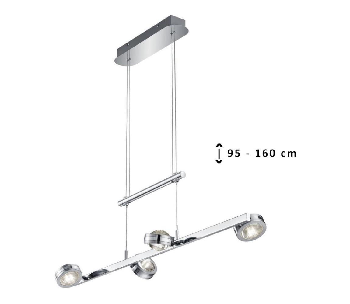 Trio TRIO - LED Lustr na lanku LENTIL 8xLED/2,3W/230V