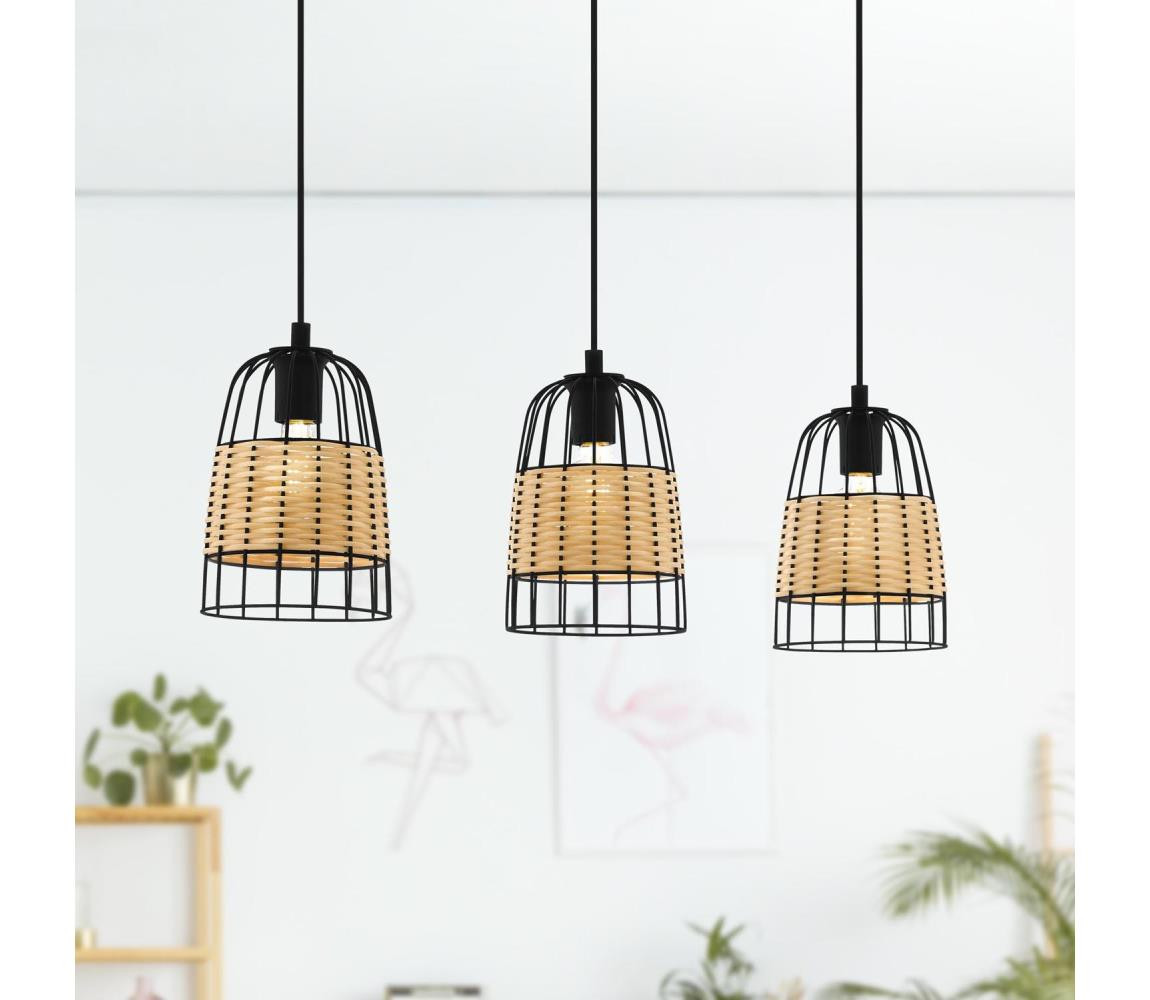 Eglo Eglo 43313 - Lustr na lanku ANWICK 3xE27/40W/230V