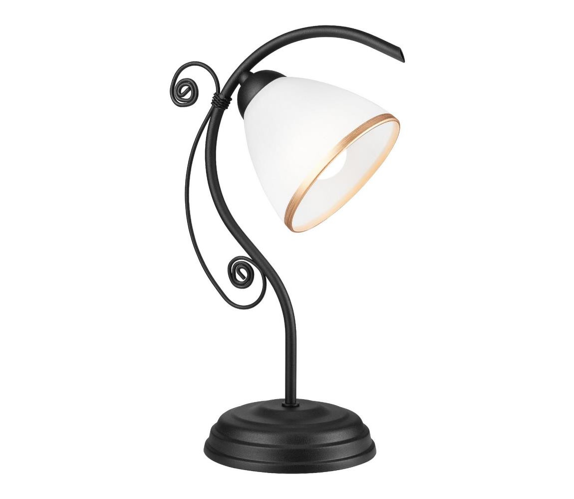 Stolní lampa RETRO II 1xE27/60W/230V černá matná