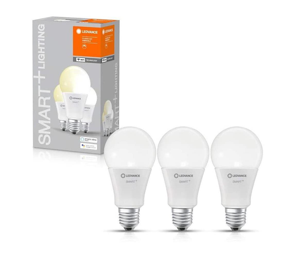 Ledvance SADA 3x LED Stmívatelná žárovka SMART+ E27/14W/230V 2700K - Ledvance