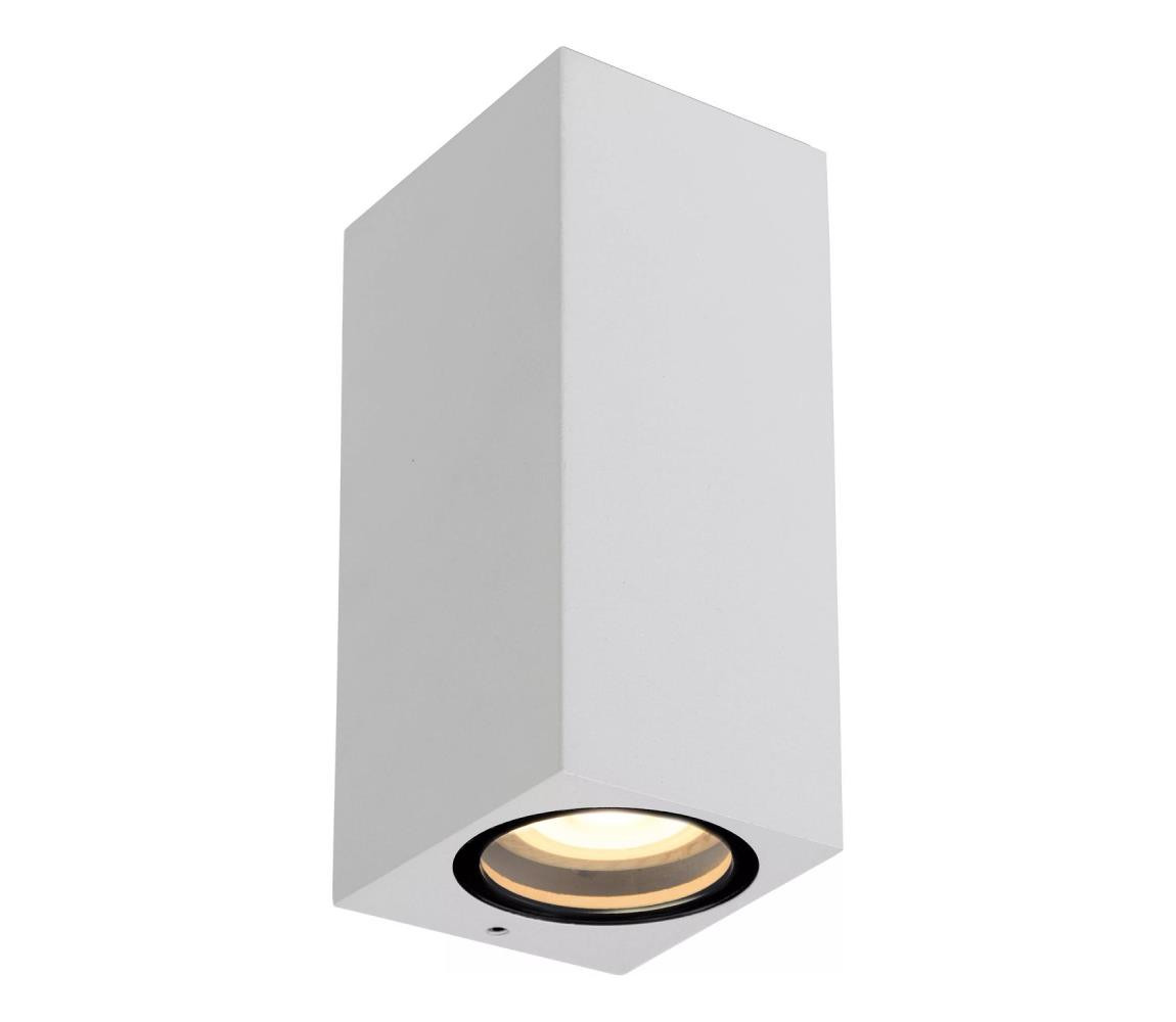 Lucide Lucide 69800/02/31 - Venkovní nástěnné svítidlo ZARO 2xGU10/35W/230V IP44 bílá