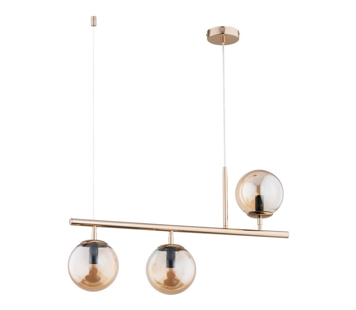 Lustr na lanku ABAKUS 3xE14/40W/230V