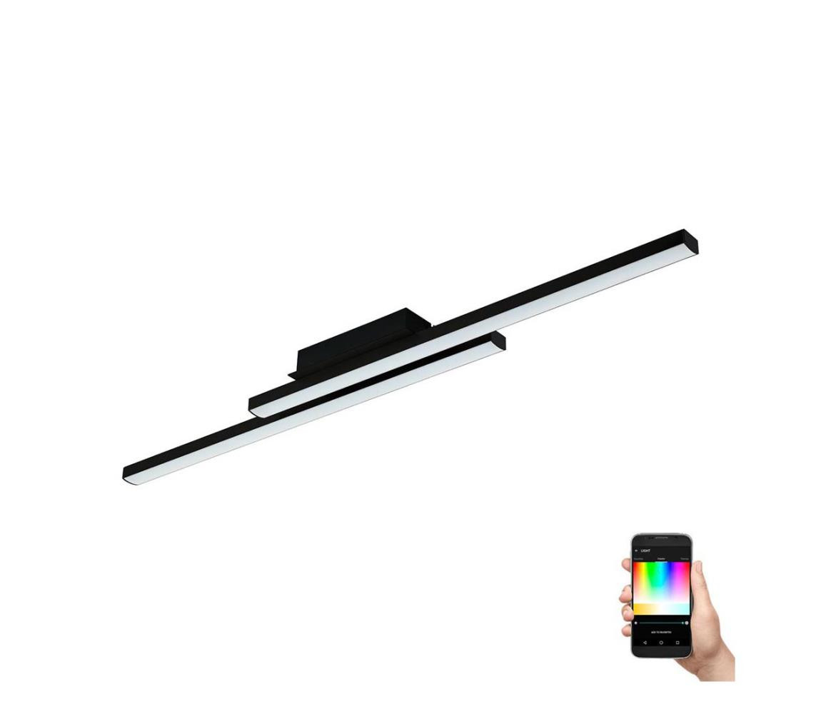 Eglo Eglo 900079 - LED RGBW Stmívatelné stropní svítidlo FRAIOLI-ZLED/32W/230V černá