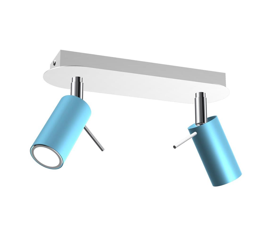 Bodové svítidlo PRESTON 2xGU10/MR11/40W/230V modrá