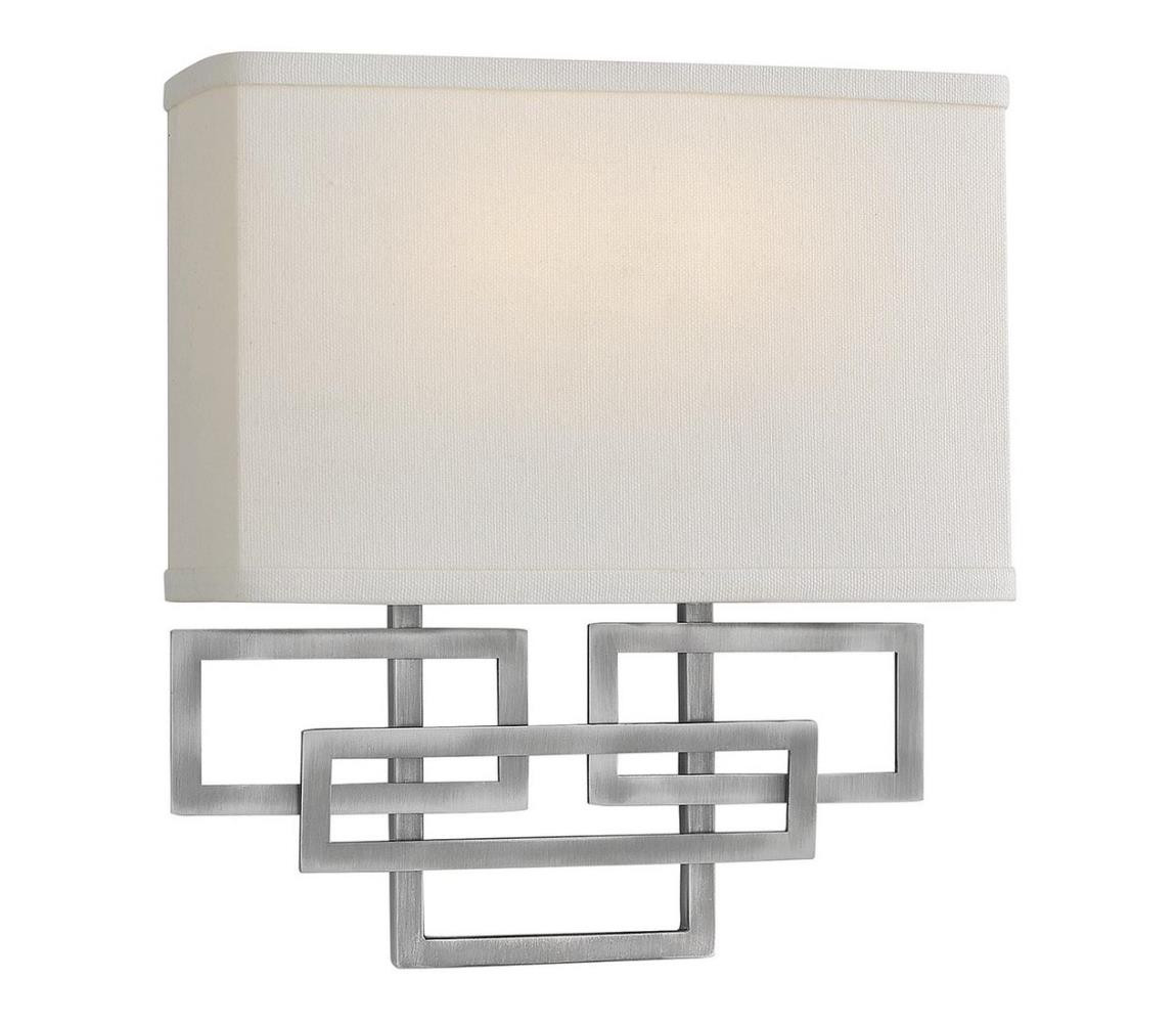 Elstead Hinkley HK-LANZA2-AN - Nástěnné svítidlo LANZA 2xE14/60W/230V chrom