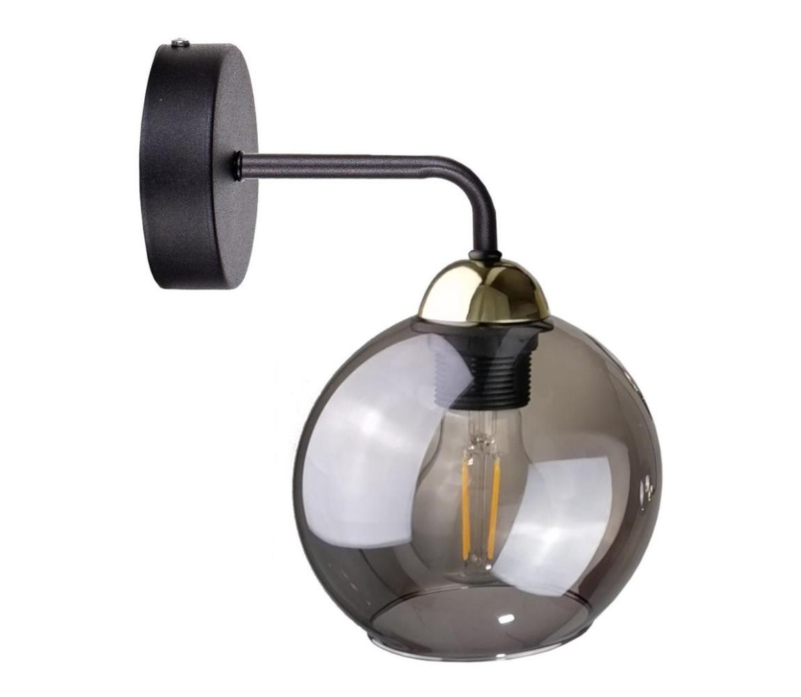 Keter Lighting Nástěnné svítidlo OSMO 1xE27/60W/230V černá/zlatá