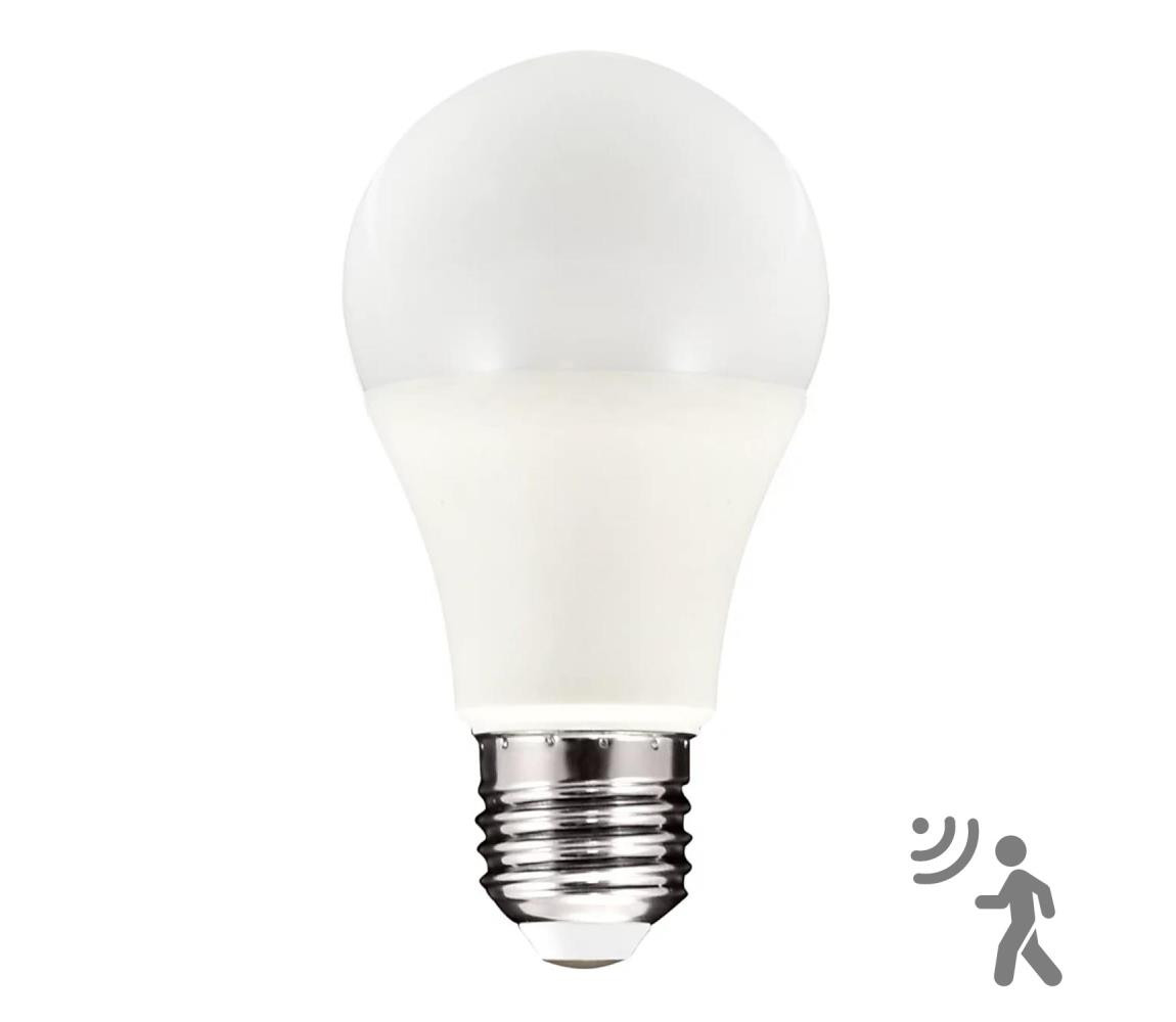 LED Žárovka se senzorem pohybu a soumraku A60 E27/8W/230V 3000K