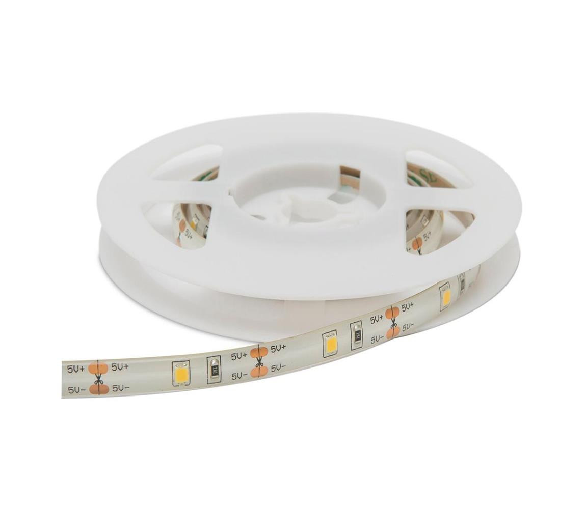 LED Pásek s pohybovým senzorem 1m LED/2,4W/6V 3000K