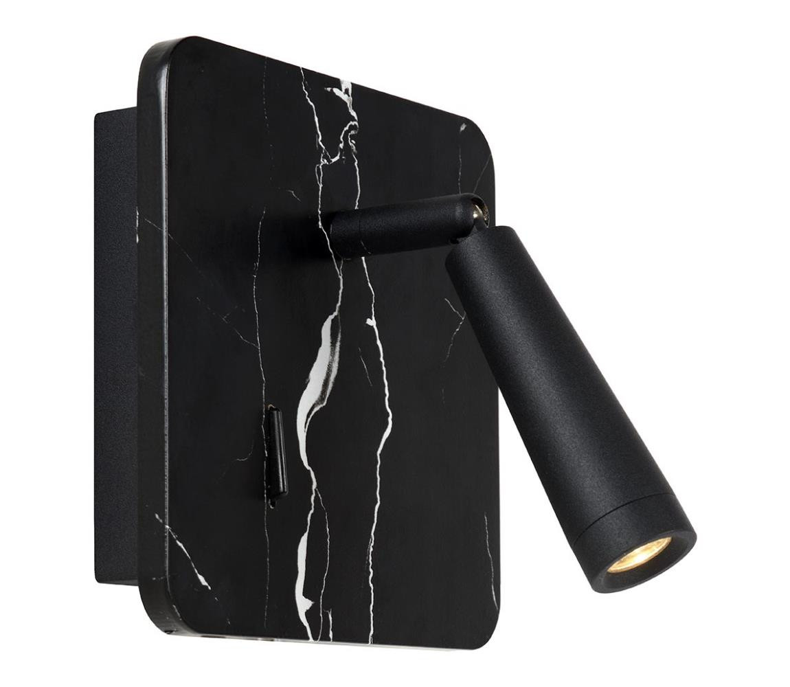 Lucide Lucide 77282/03/30 - LED Nástěnné bodové svítidlo OREGON LED/4W/230V USB černá