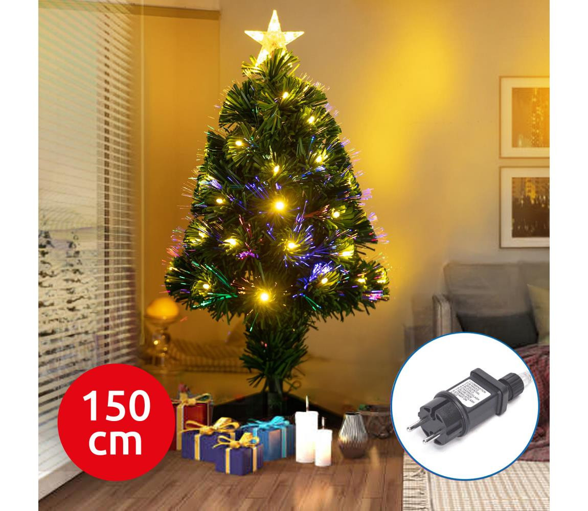 B.V.  - LED Venkovní vánoční stromek LED/6W/230V 150 cm IP44 teplá bílá