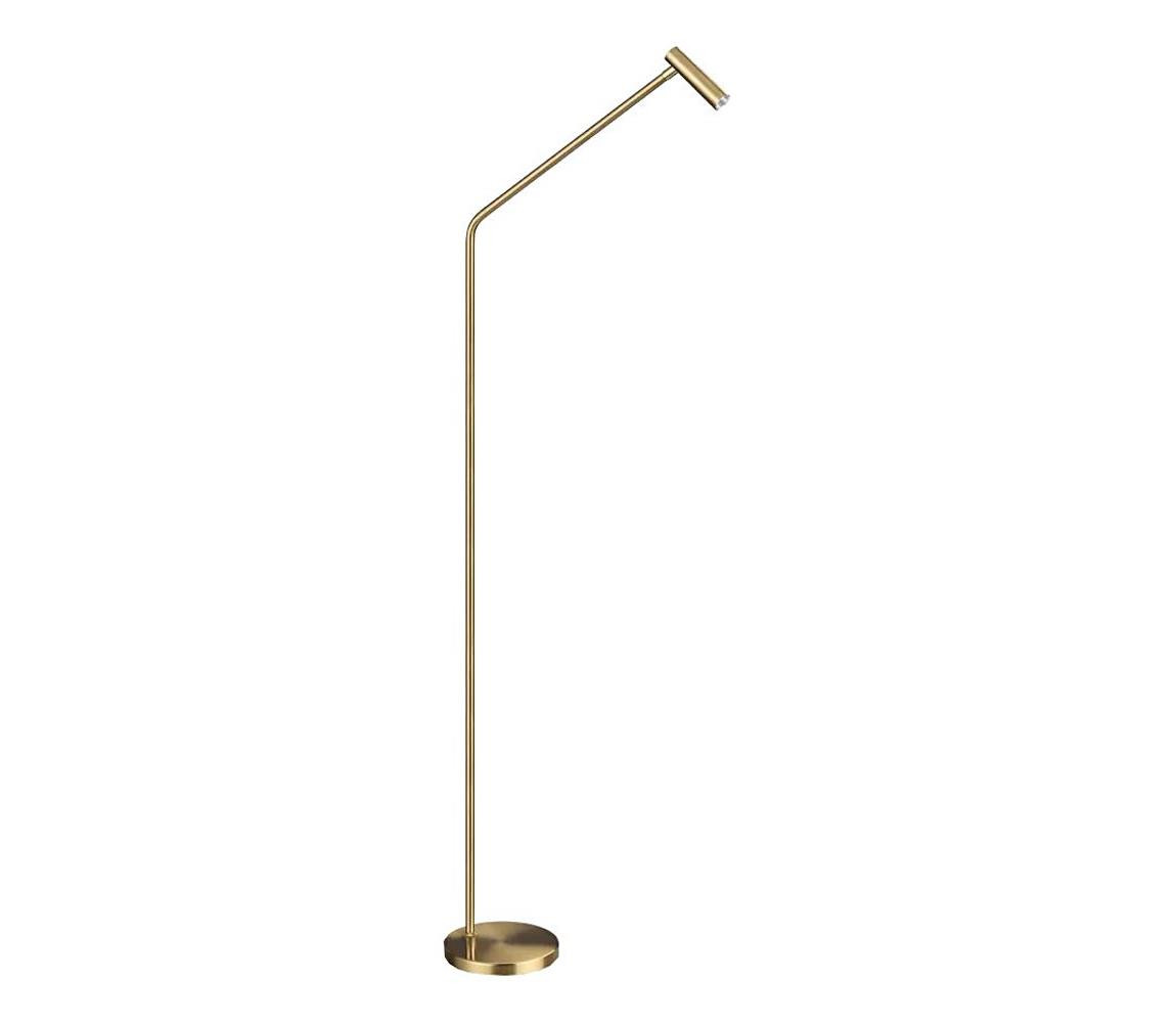 Ideal Lux Ideal Lux - LED Stojací lampa EASY LED/3,5W/230V CRI 90 mosaz