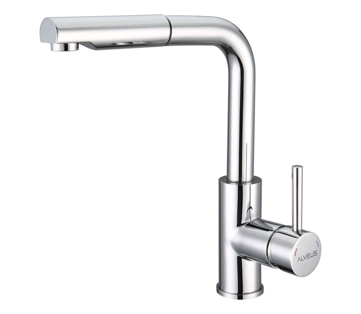 ALVEUS ALVEUS 1135365 - Dřezová baterie s vytahovací sprškou SARA 29,7 cm lesklý chrom